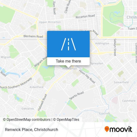 Renwick Place map