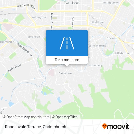 Rhodesvale Terrace map