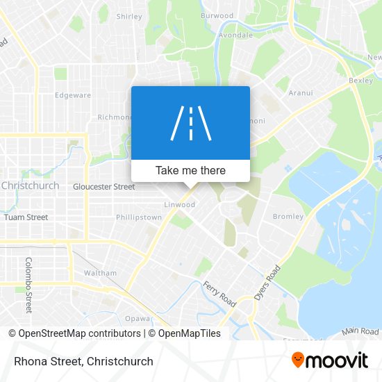 Rhona Street map