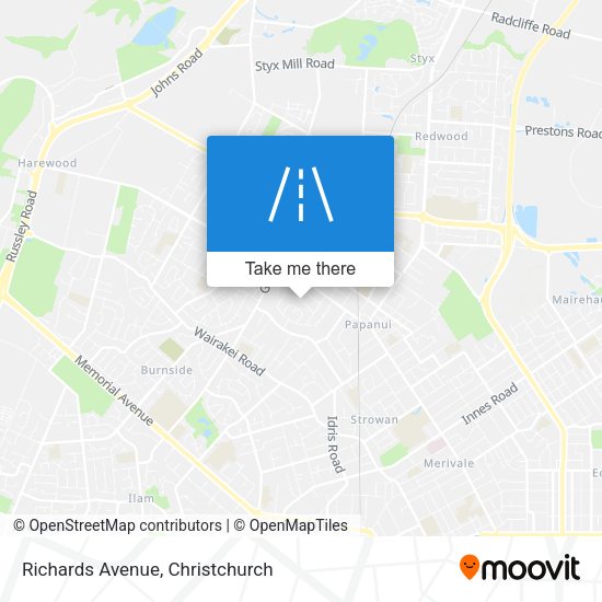 Richards Avenue map