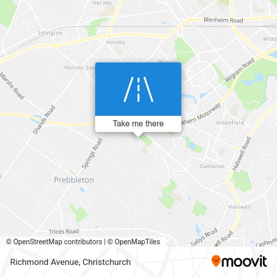 Richmond Avenue map