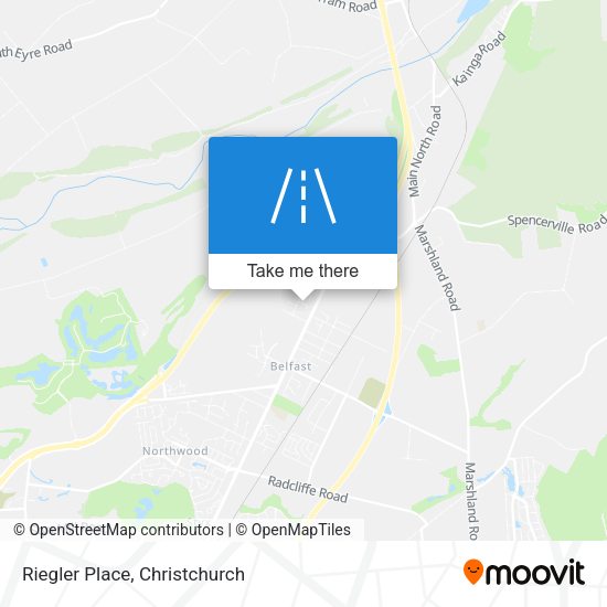 Riegler Place map