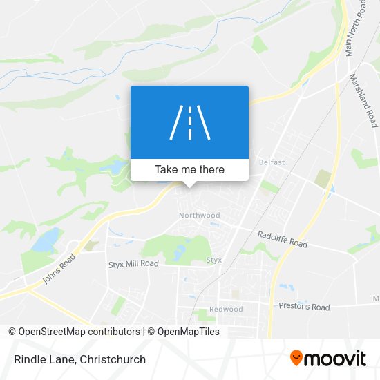 Rindle Lane map