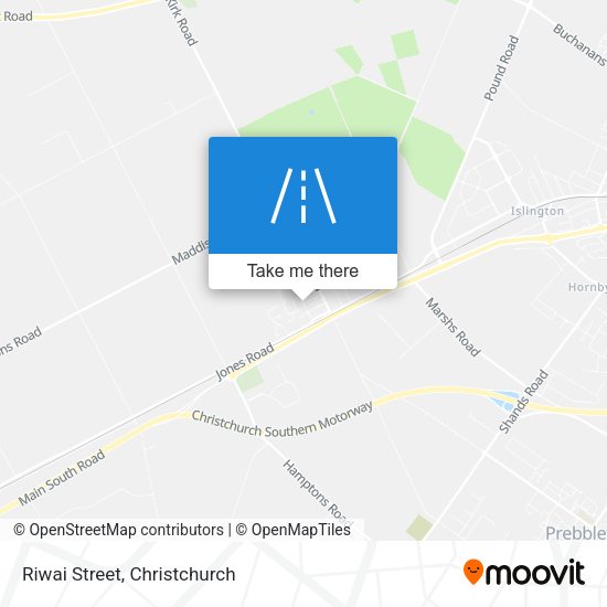 Riwai Street map