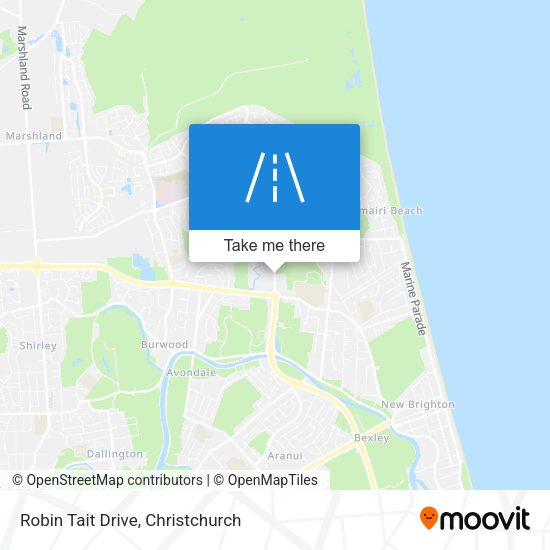Robin Tait Drive map