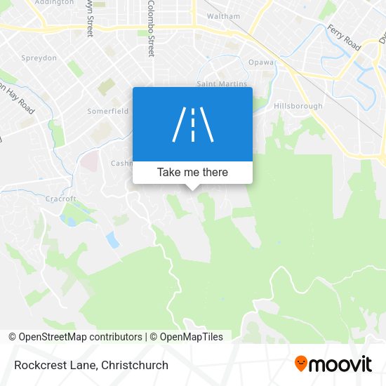 Rockcrest Lane map