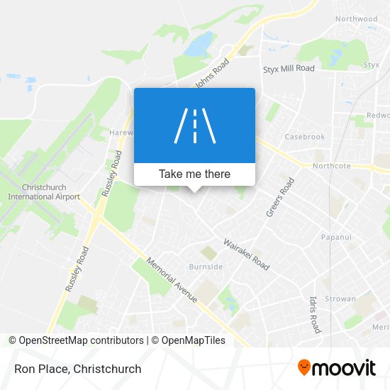 Ron Place map