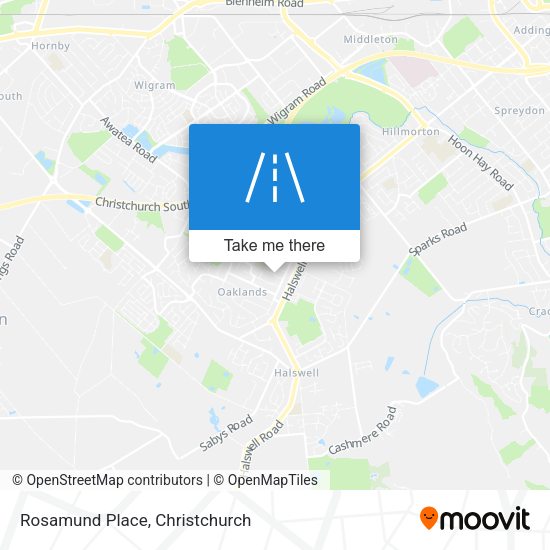 Rosamund Place map