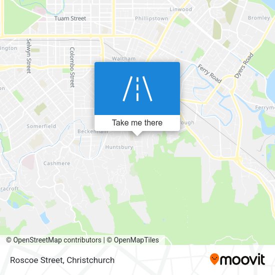 Roscoe Street map