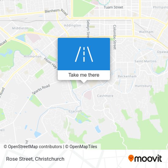 Rose Street map