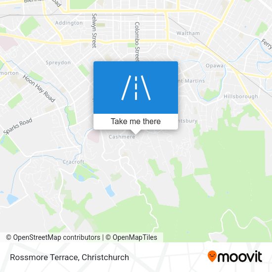 Rossmore Terrace map