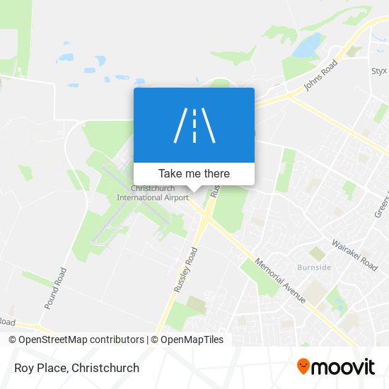 Roy Place map