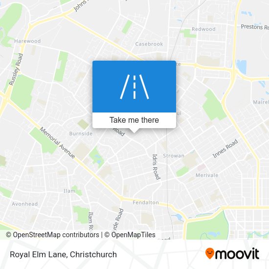 Royal Elm Lane map