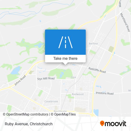 Ruby Avenue map