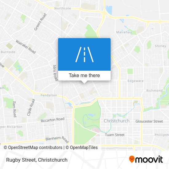 Rugby Street map