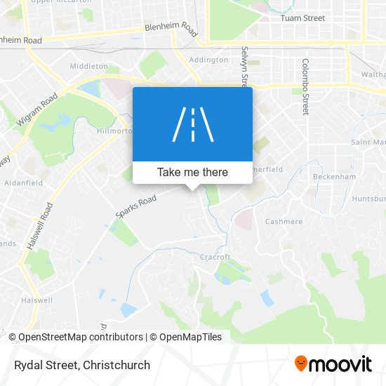 Rydal Street map