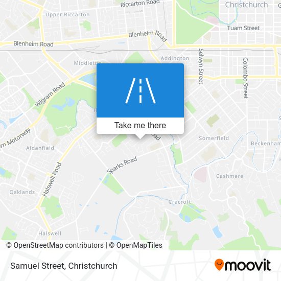 Samuel Street map
