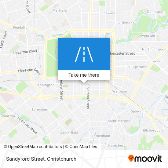 Sandyford Street map