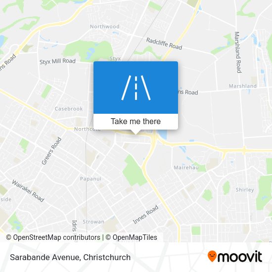 Sarabande Avenue map