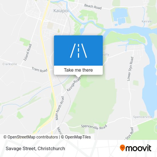 Savage Street map