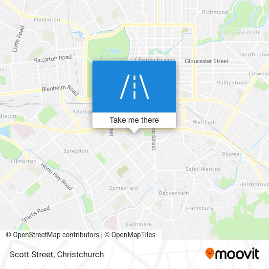 Scott Street map
