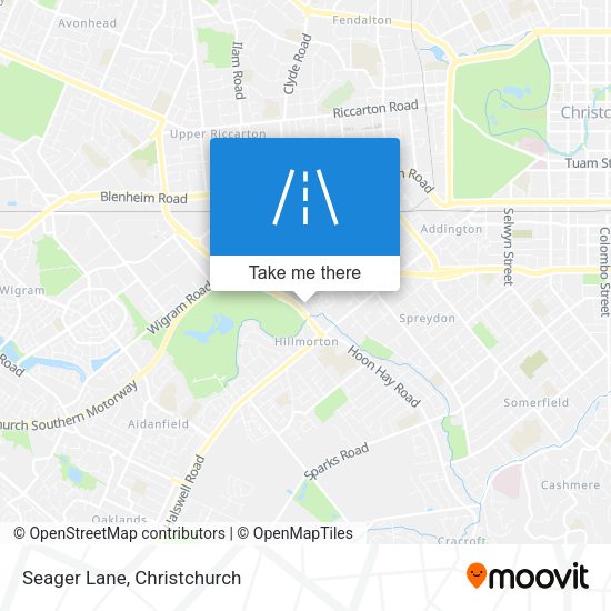 Seager Lane map