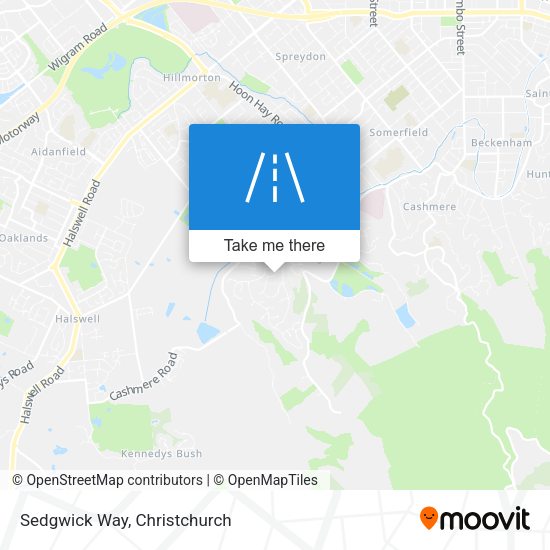 Sedgwick Way map
