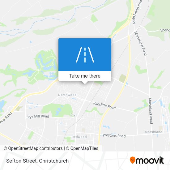 Sefton Street map