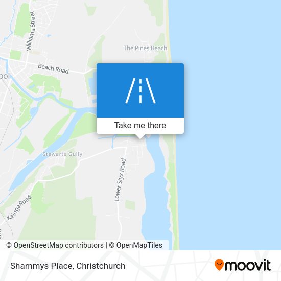 Shammys Place map