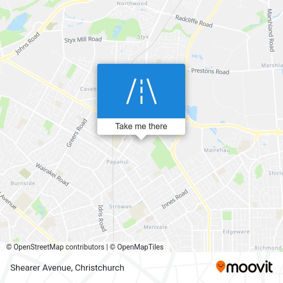 Shearer Avenue map