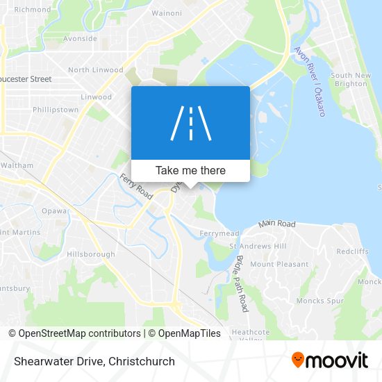 Shearwater Drive map