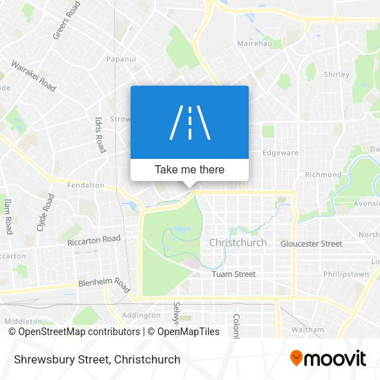 Shrewsbury Street map