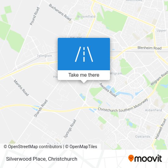 Silverwood Place map