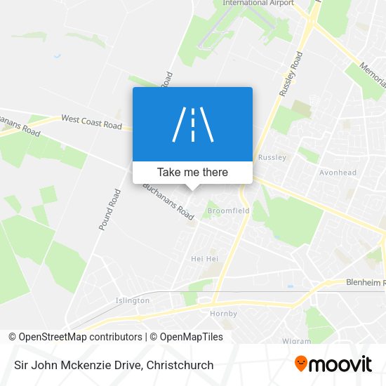 Sir John Mckenzie Drive map