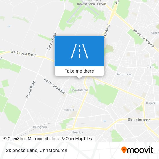 Skipness Lane map