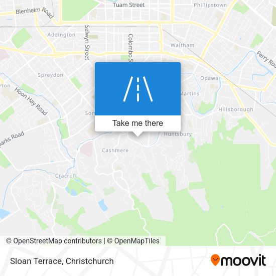Sloan Terrace map