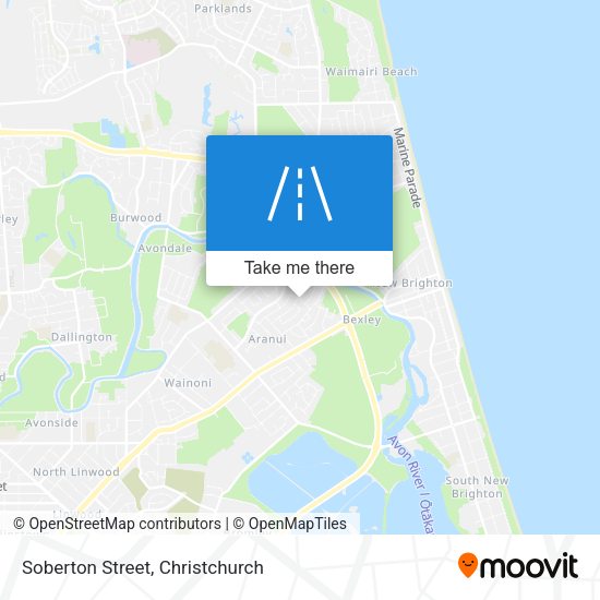 Soberton Street map