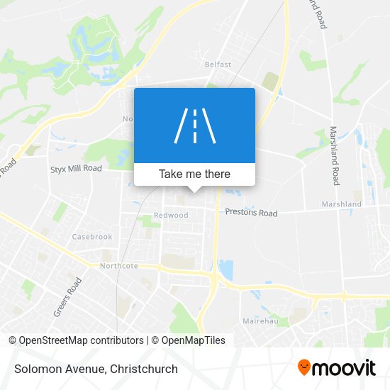 Solomon Avenue map