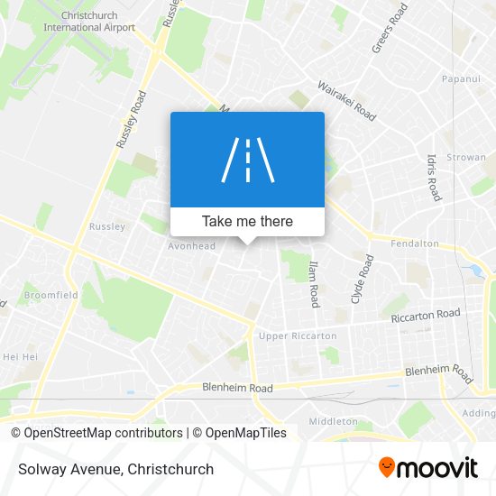 Solway Avenue map