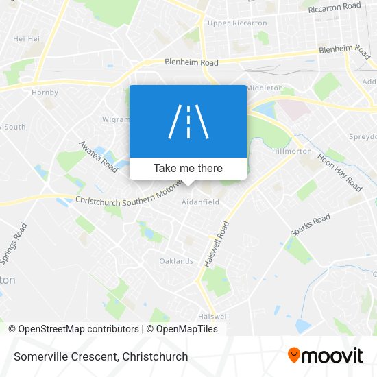 Somerville Crescent map