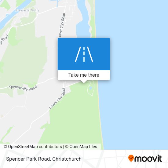 Spencer Park Road map