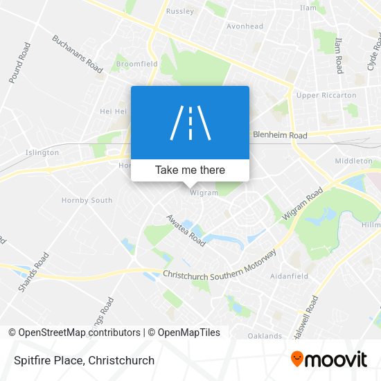 Spitfire Place map