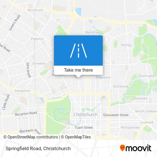 Springfield Road map