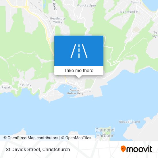 St Davids Street map