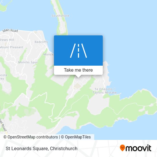 St Leonards Square map