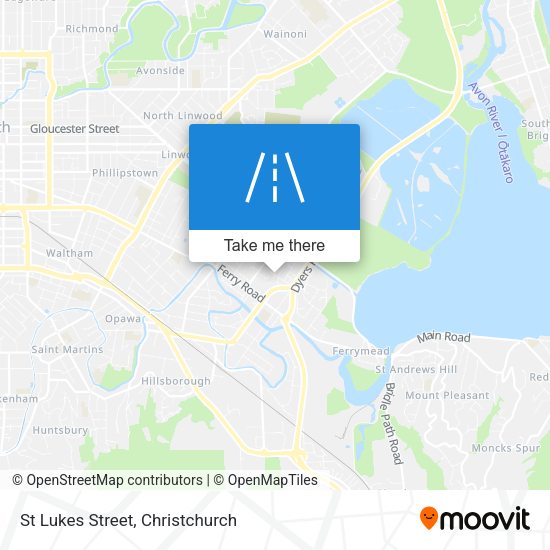 St Lukes Street map