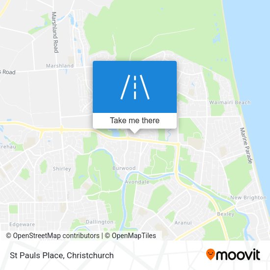St Pauls Place map
