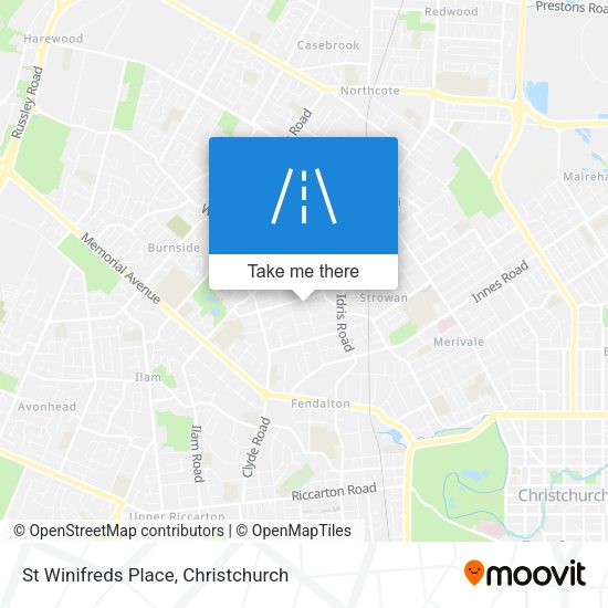 St Winifreds Place map