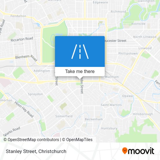 Stanley Street map