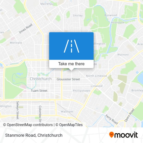 Stanmore Road map